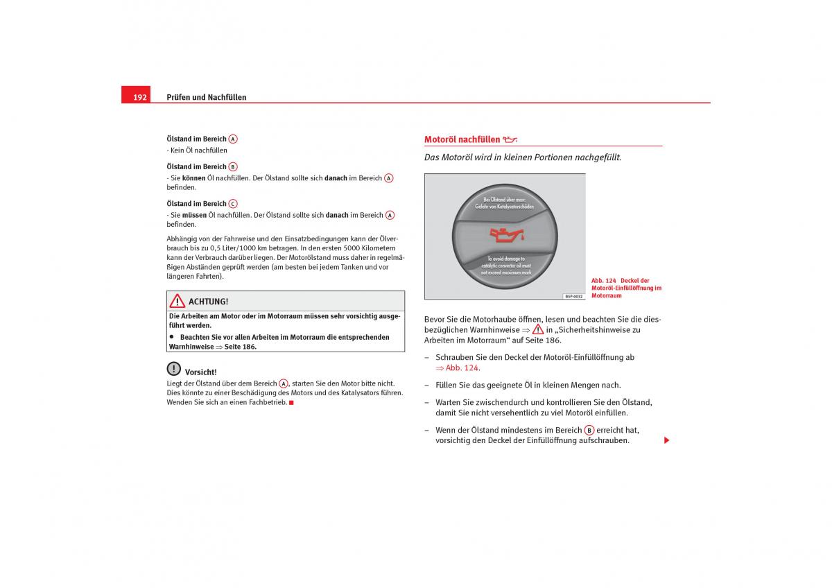 Seat Cordoba II 2 Handbuch / page 194