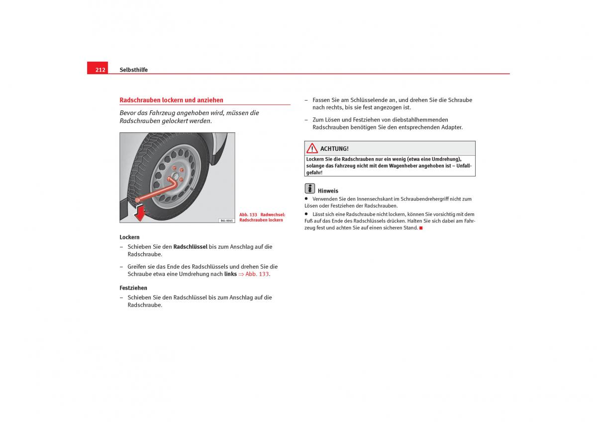 Seat Cordoba II 2 Handbuch / page 214