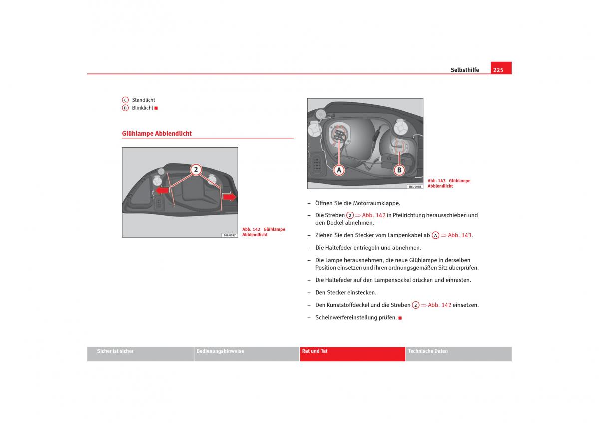 Seat Cordoba II 2 Handbuch / page 227