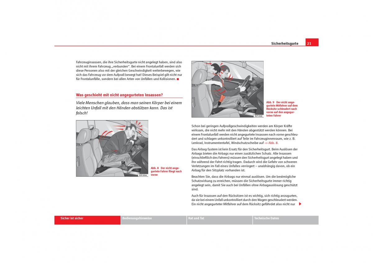 Seat Cordoba II 2 Handbuch / page 23