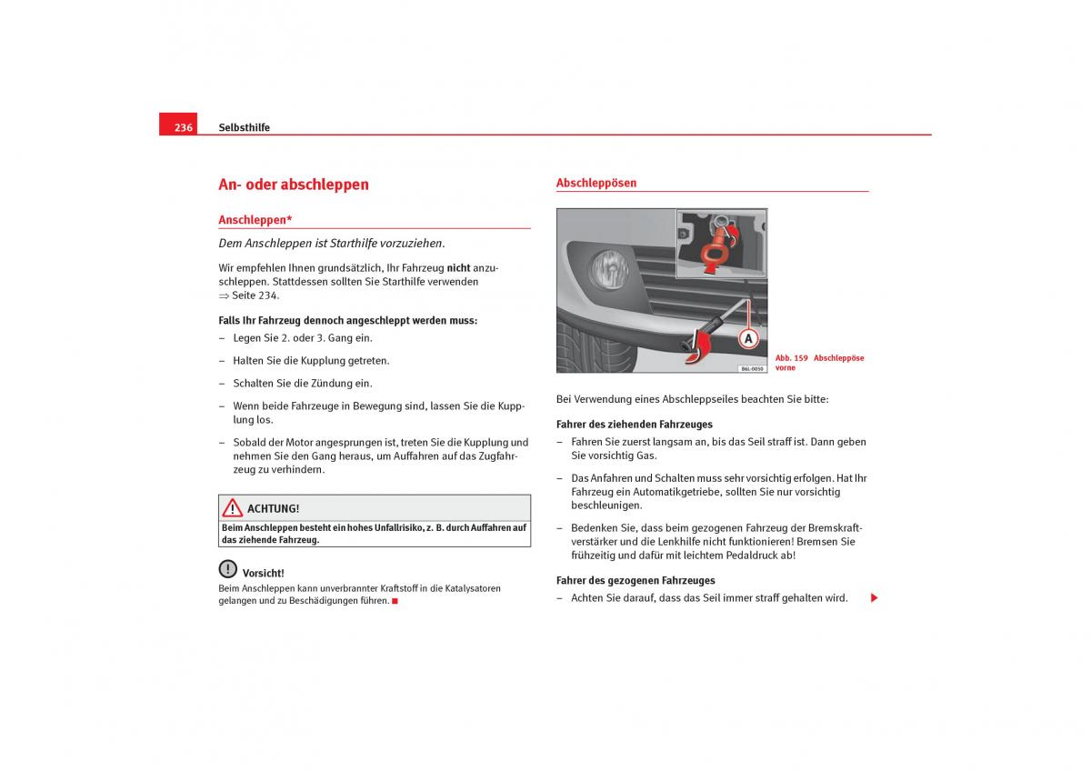 Seat Cordoba II 2 Handbuch / page 238