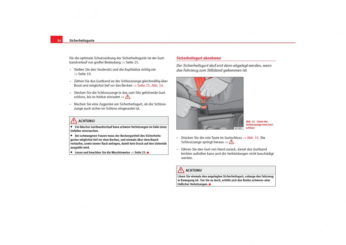 Seat Cordoba II 2 Handbuch / page 28