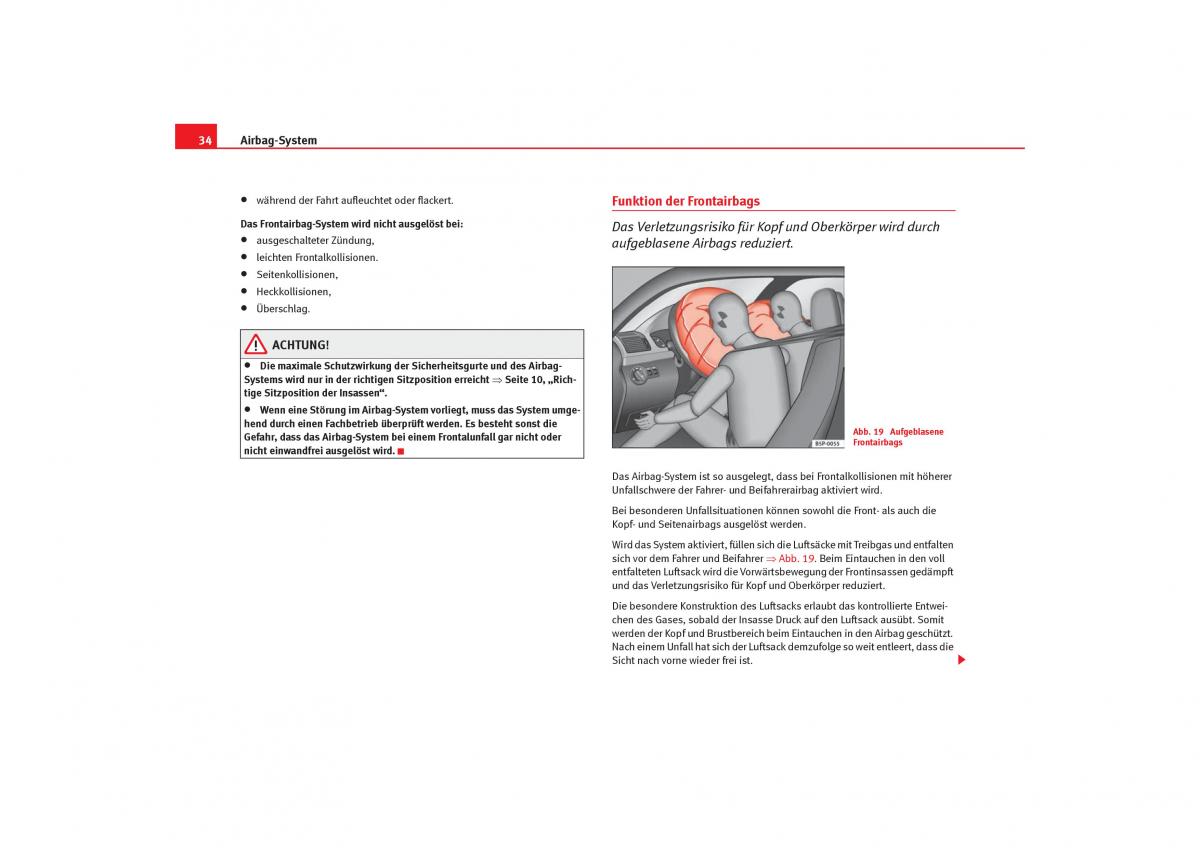 Seat Cordoba II 2 Handbuch / page 36