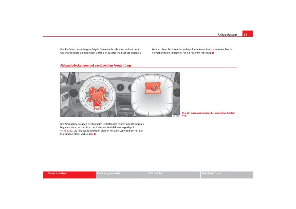 Seat Cordoba II 2 Handbuch / page 37