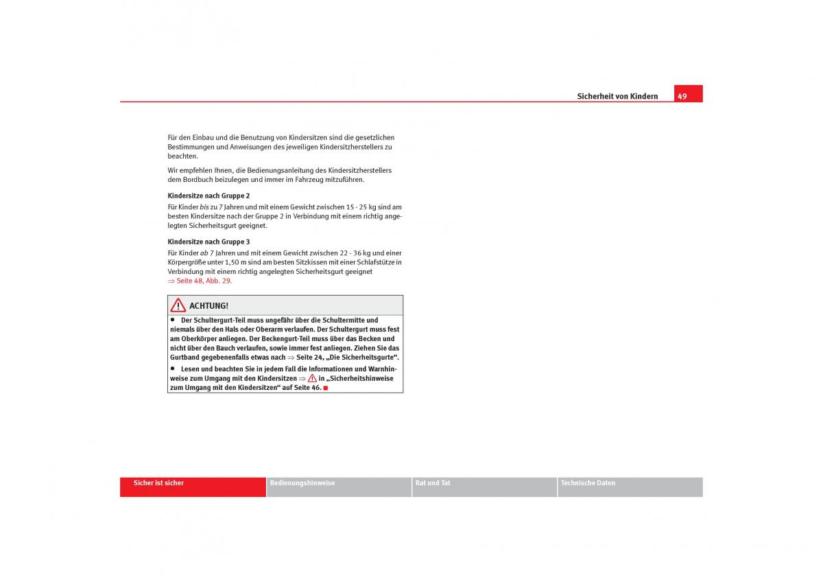 Seat Cordoba II 2 Handbuch / page 51