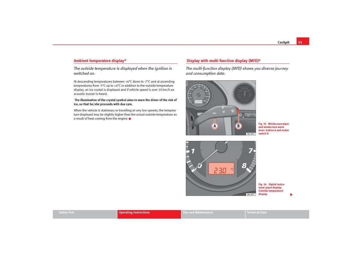 Seat Cordoba II 2 owners manual / page 57