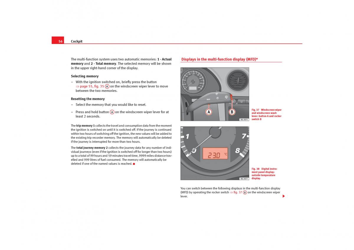 Seat Cordoba II 2 owners manual / page 58