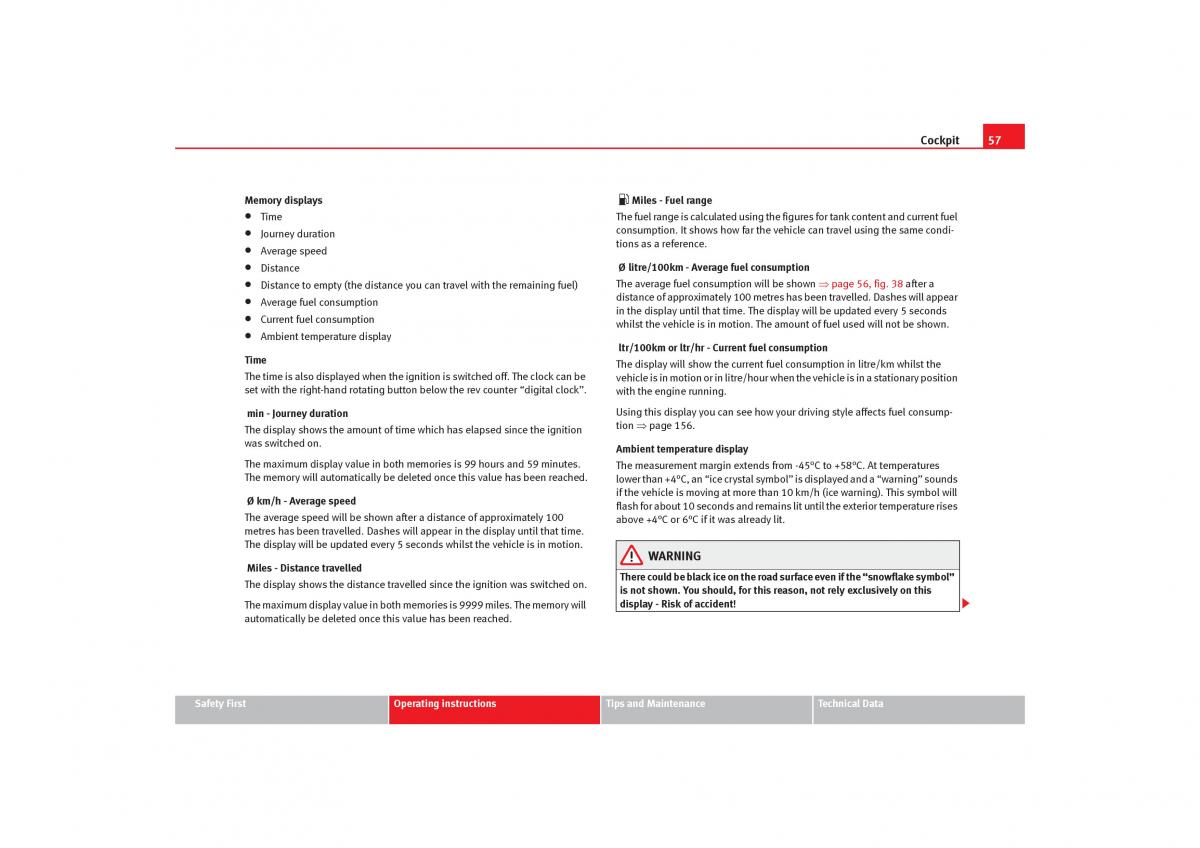 Seat Cordoba II 2 owners manual / page 59