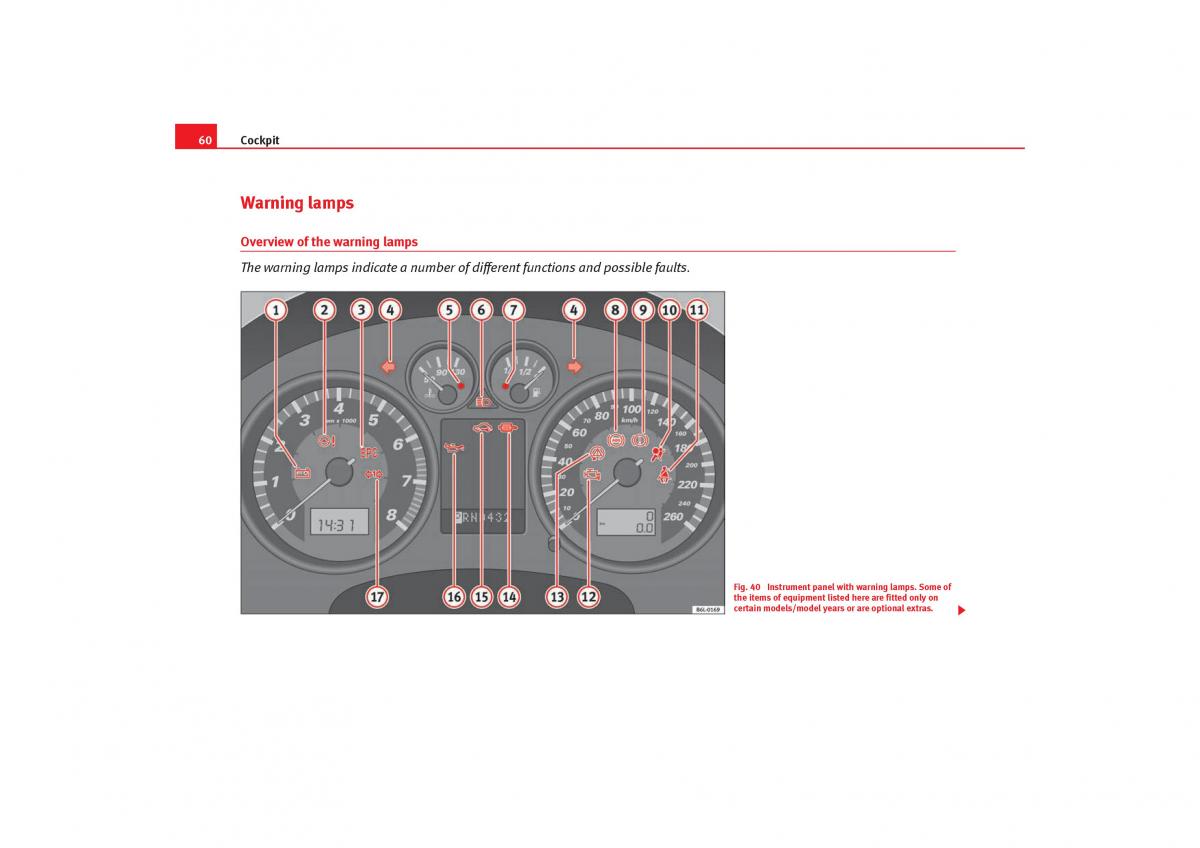 Seat Cordoba II 2 owners manual / page 62