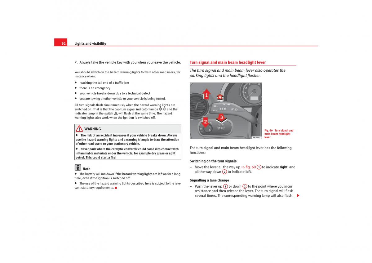 Seat Cordoba II 2 owners manual / page 94