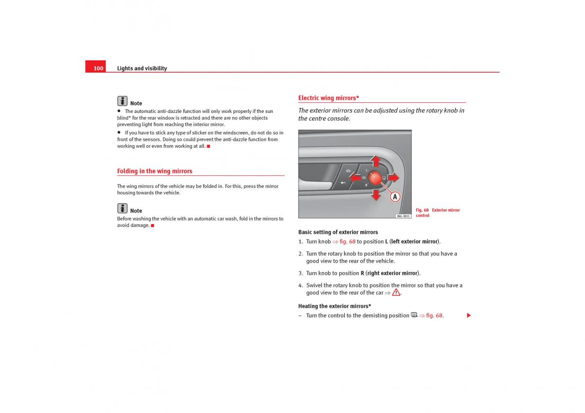 Seat Cordoba II 2 owners manual / page 102