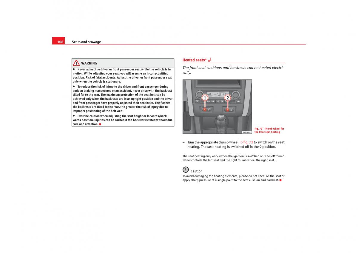 Seat Cordoba II 2 owners manual / page 108