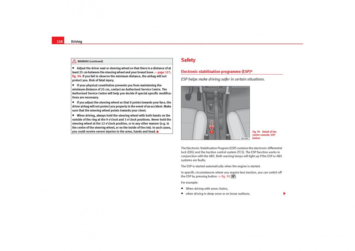 Seat Cordoba II 2 owners manual / page 130