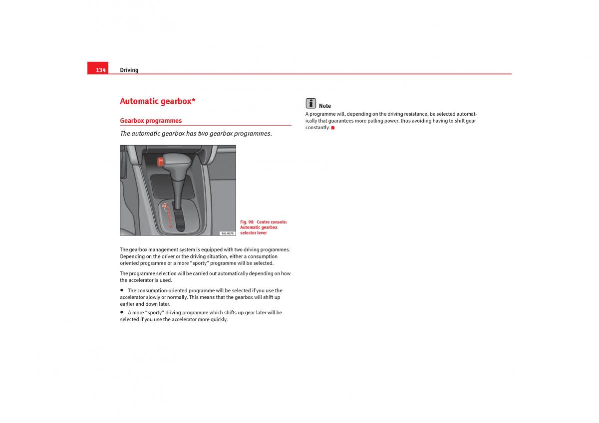 Seat Cordoba II 2 owners manual / page 136