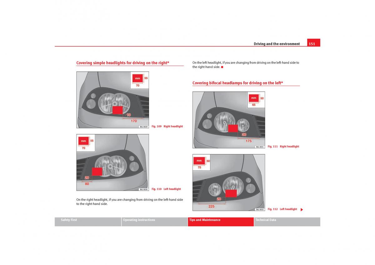 Seat Cordoba II 2 owners manual / page 153