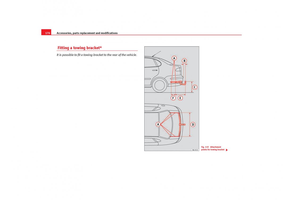 Seat Cordoba II 2 owners manual / page 172