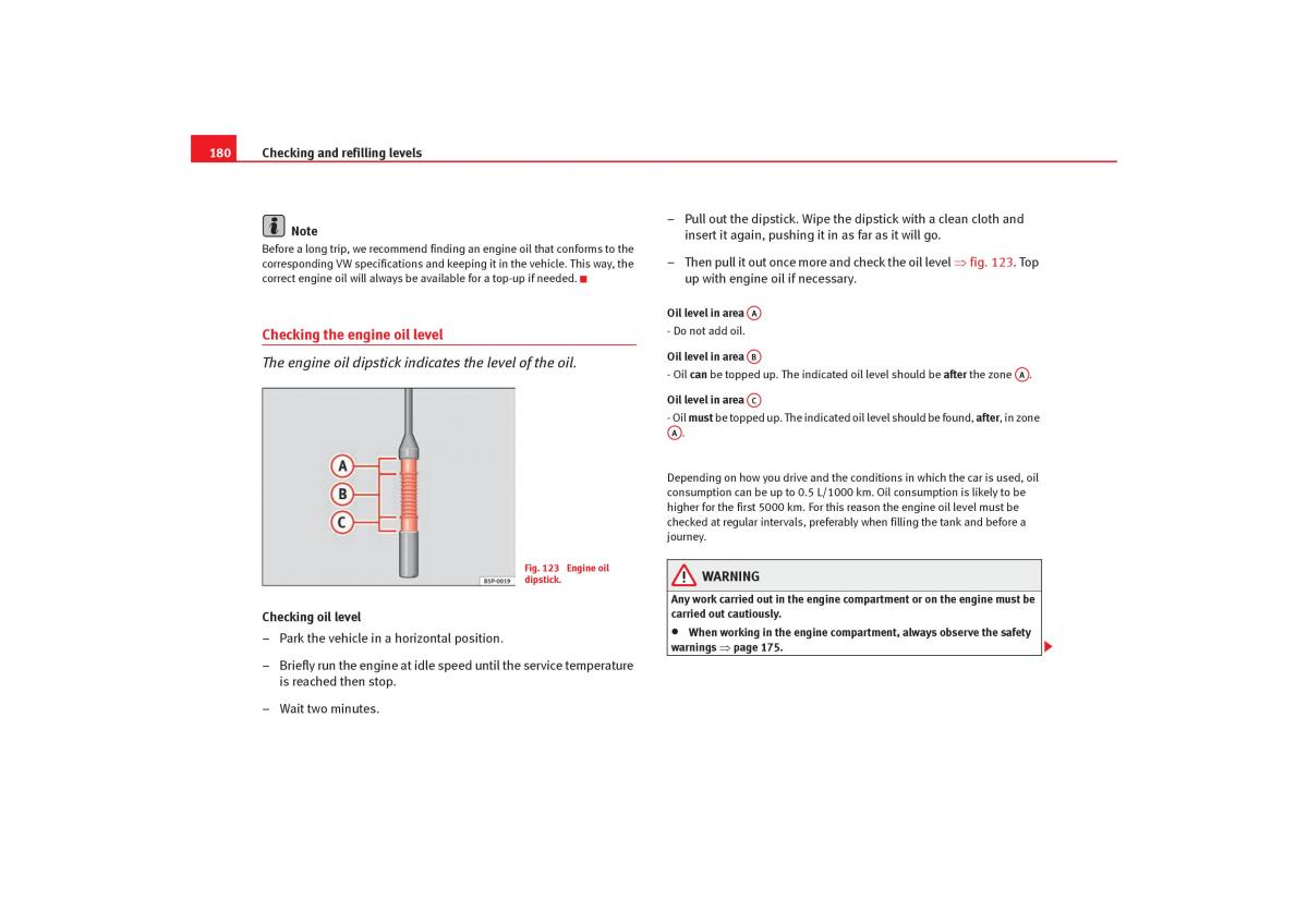 Seat Cordoba II 2 owners manual / page 182