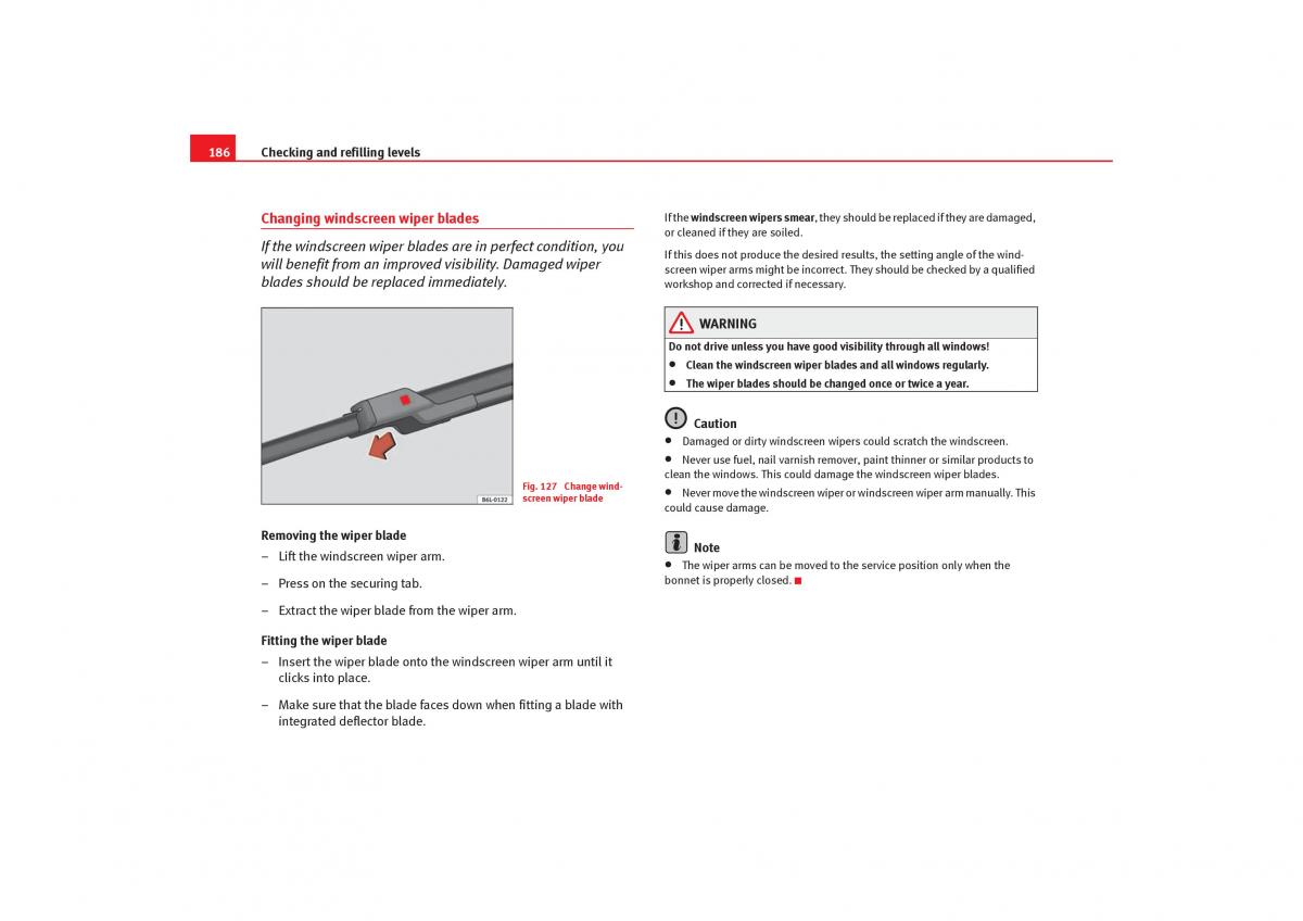 Seat Cordoba II 2 owners manual / page 188