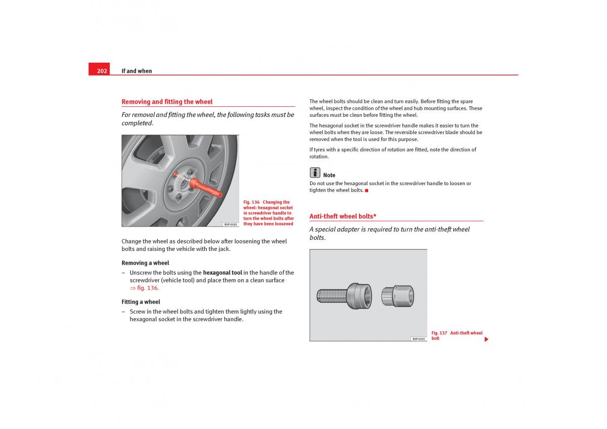 Seat Cordoba II 2 owners manual / page 204