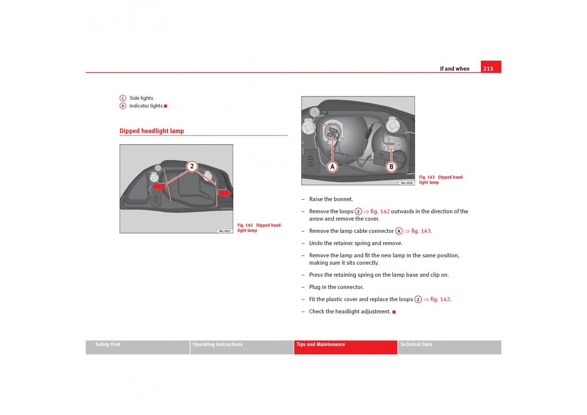 Seat Cordoba II 2 owners manual / page 215