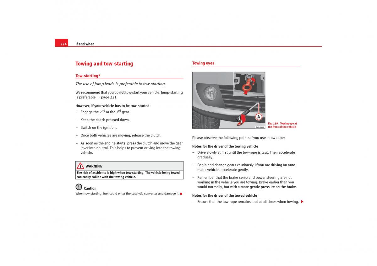 Seat Cordoba II 2 owners manual / page 226