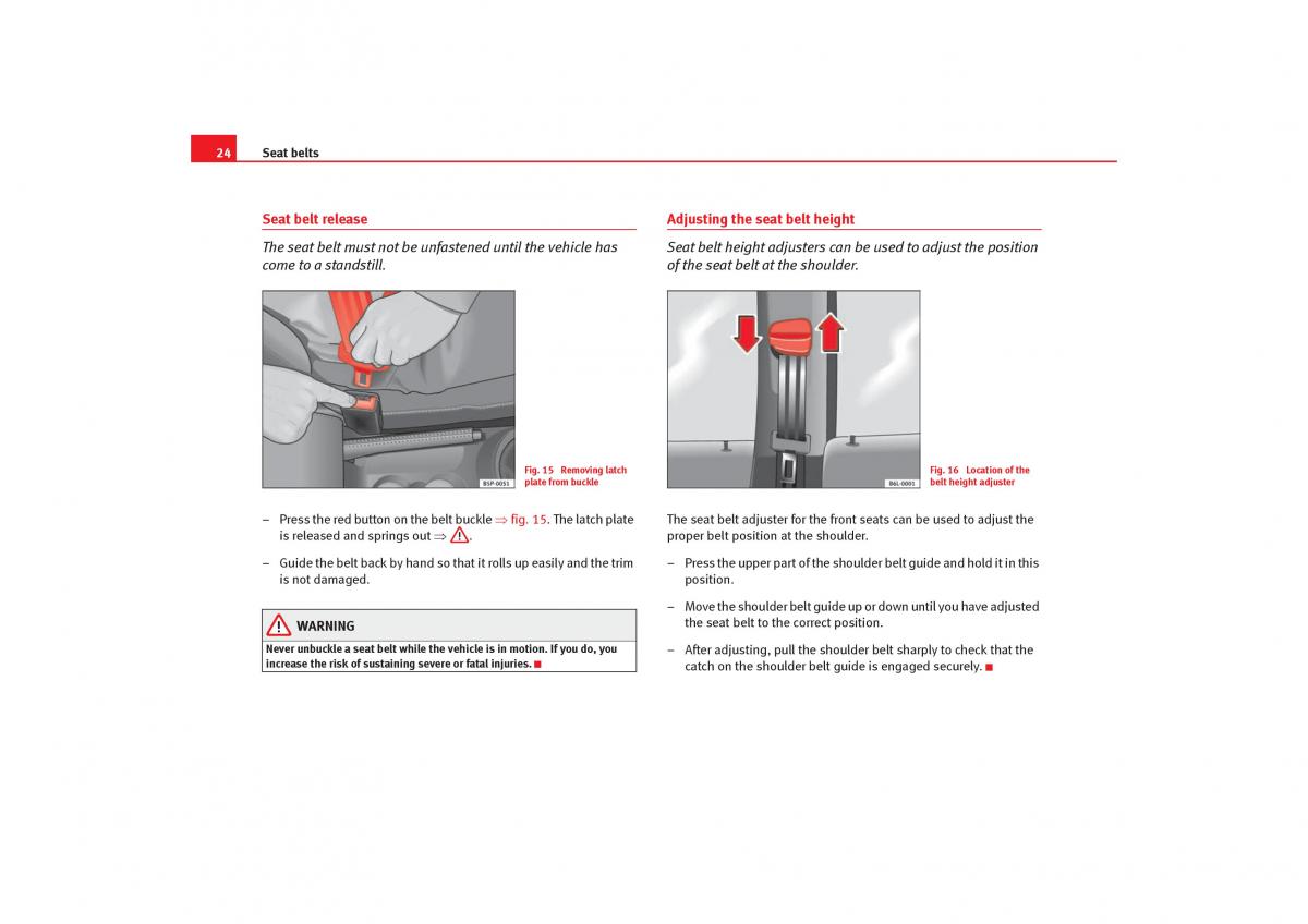 Seat Cordoba II 2 owners manual / page 26