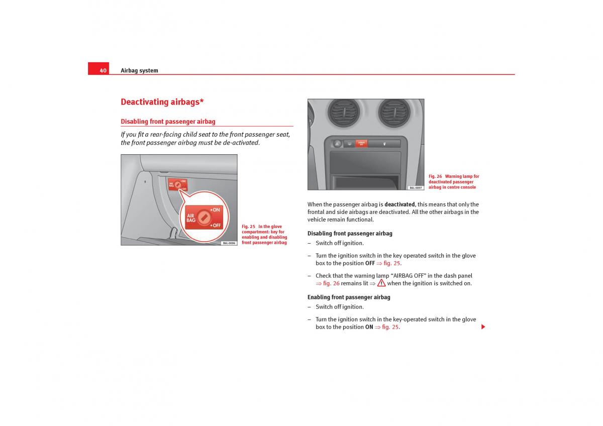 Seat Cordoba II 2 owners manual / page 42