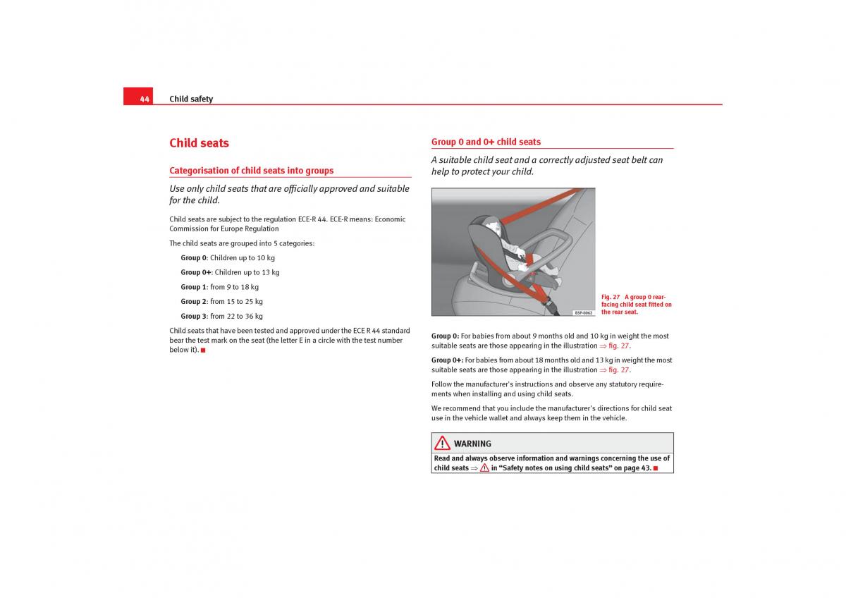 Seat Cordoba II 2 owners manual / page 46