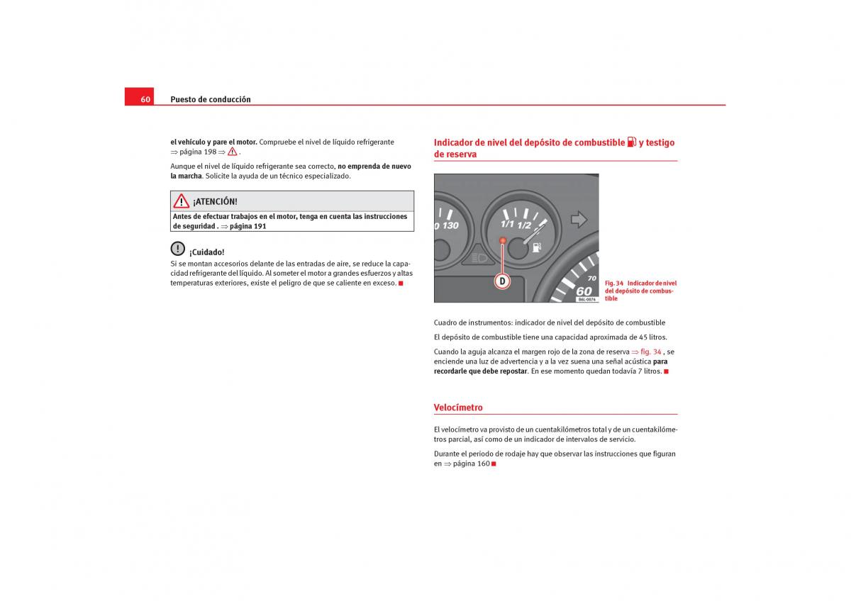 Seat Cordoba II 2 manual del propietario / page 62