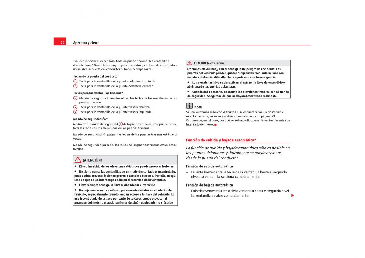 Seat Cordoba II 2 manual del propietario / page 94
