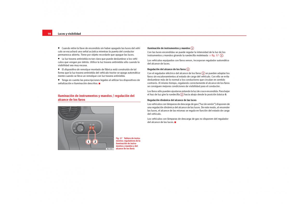 Seat Cordoba II 2 manual del propietario / page 100