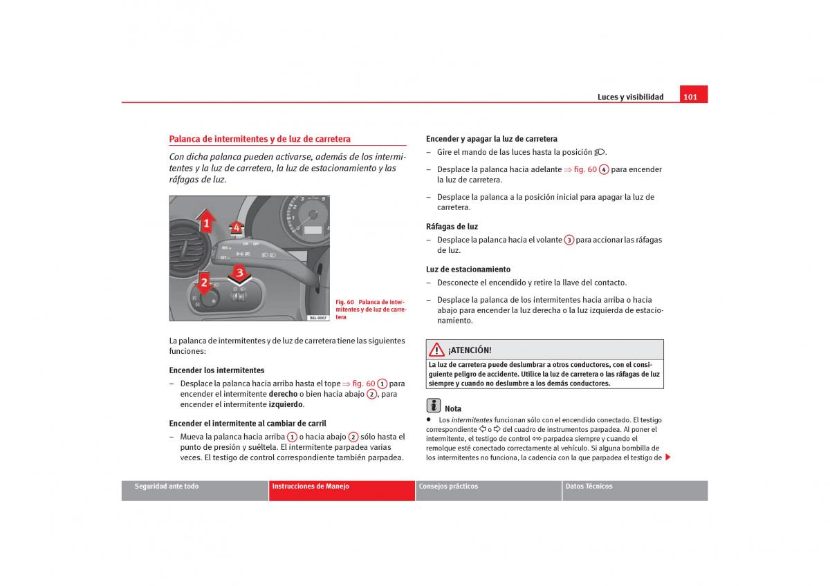 Seat Cordoba II 2 manual del propietario / page 103