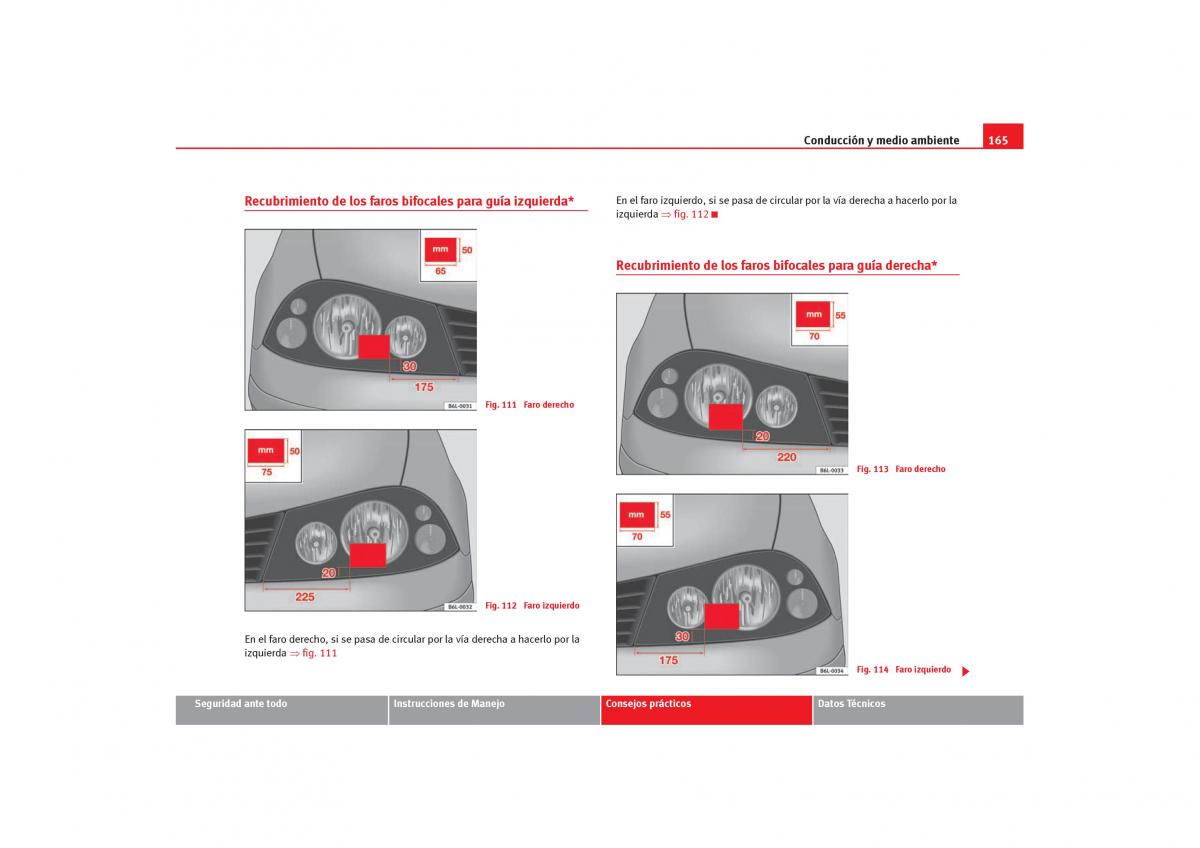 Seat Cordoba II 2 manual del propietario / page 167