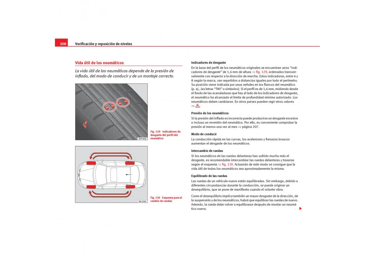 Seat Cordoba II 2 manual del propietario / page 210