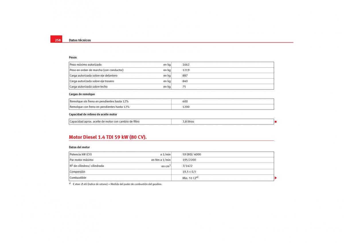 Seat Cordoba II 2 manual del propietario / page 260