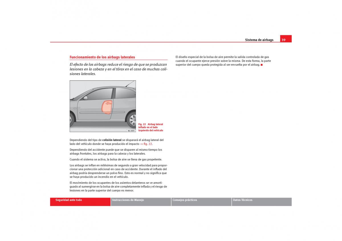 Seat Cordoba II 2 manual del propietario / page 41