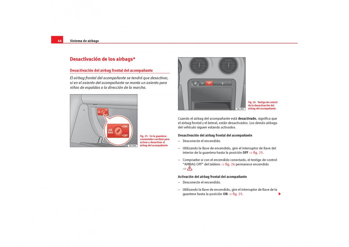 Seat Cordoba II 2 manual del propietario / page 46