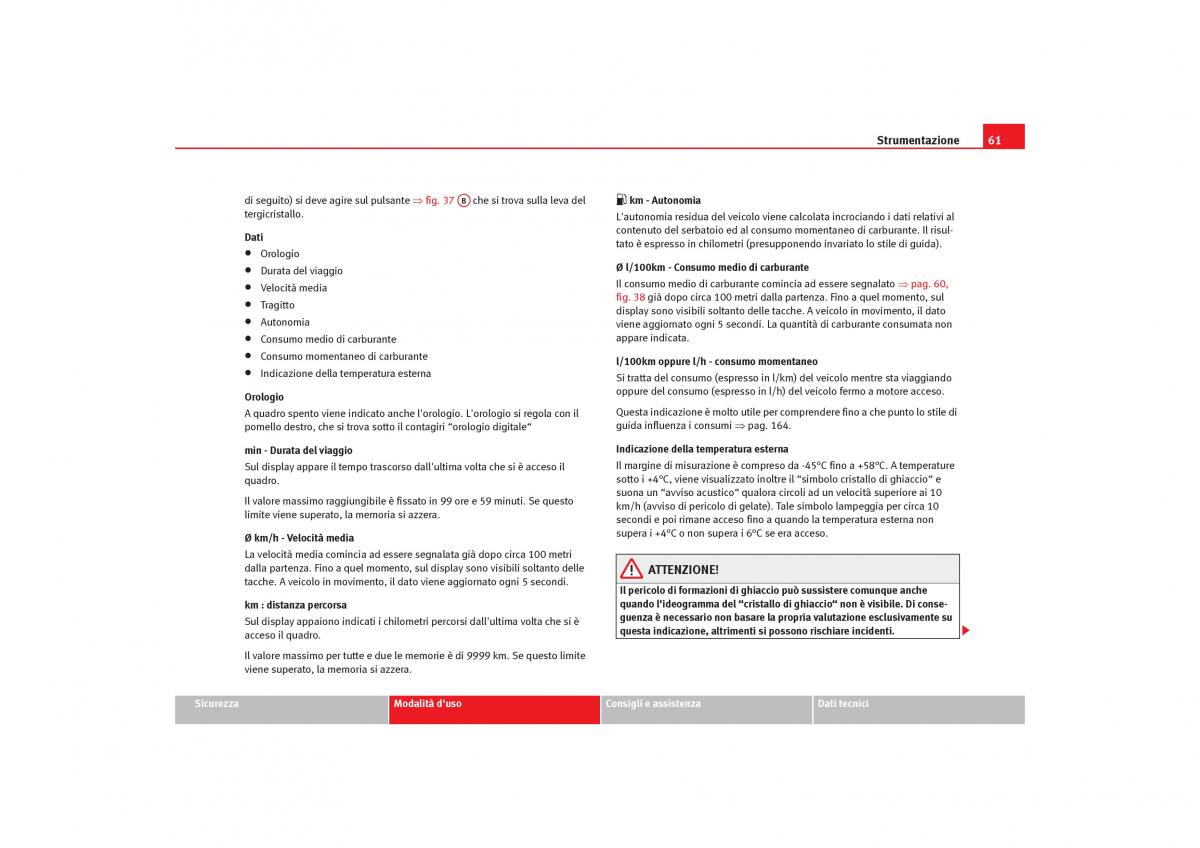 Seat Cordoba II 2 manuale del proprietario / page 63