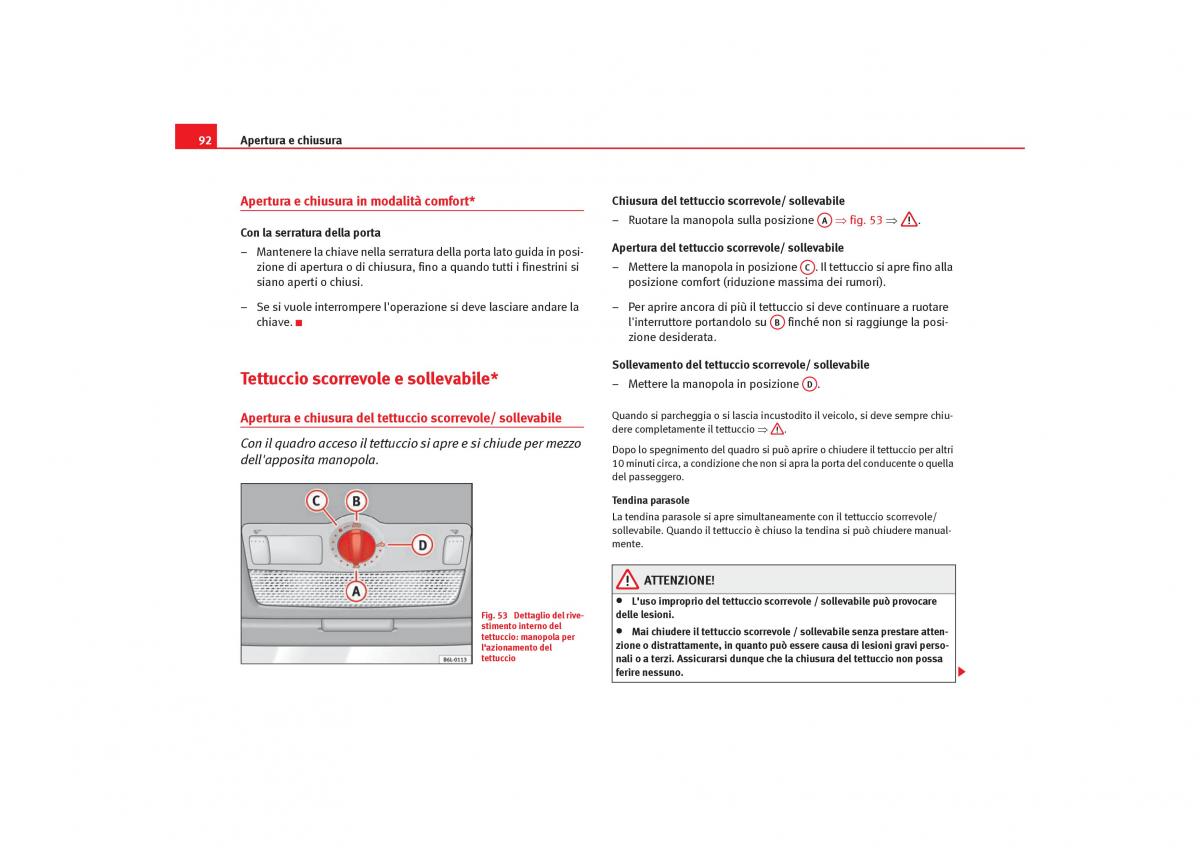 Seat Cordoba II 2 manuale del proprietario / page 94