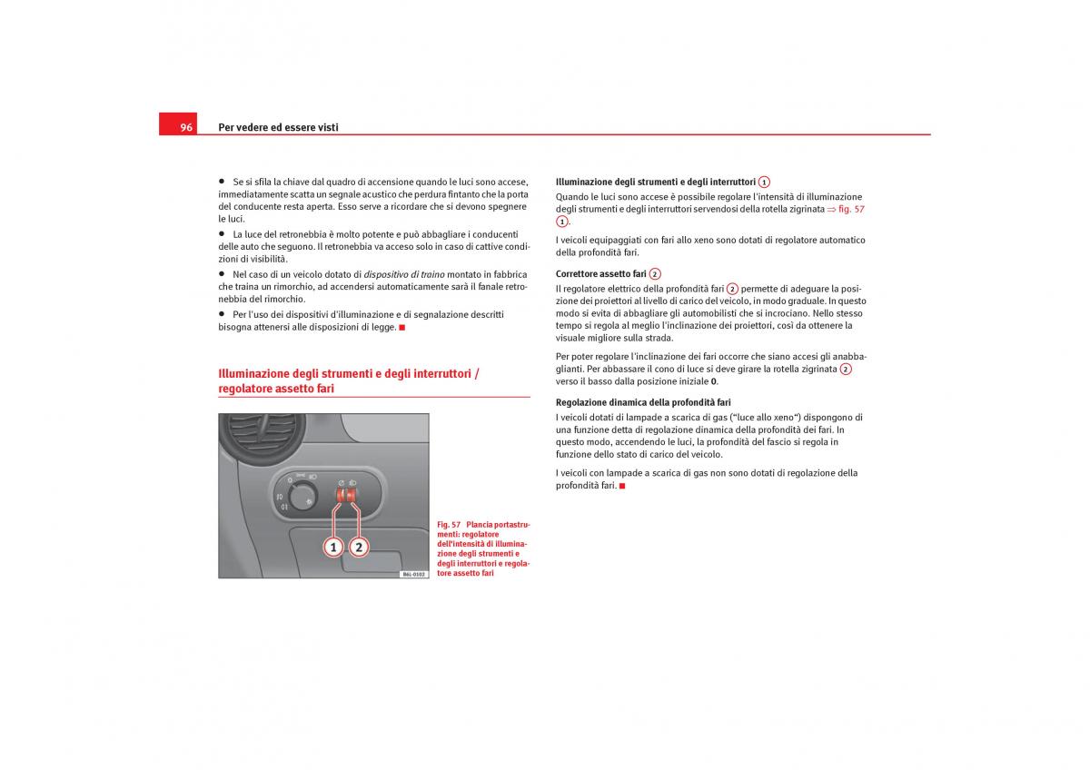 Seat Cordoba II 2 manuale del proprietario / page 98