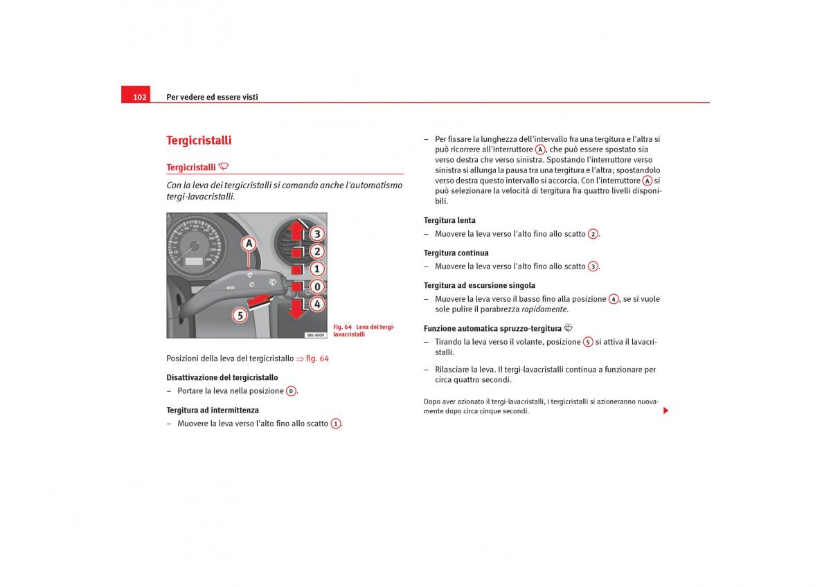 Seat Cordoba II 2 manuale del proprietario / page 104