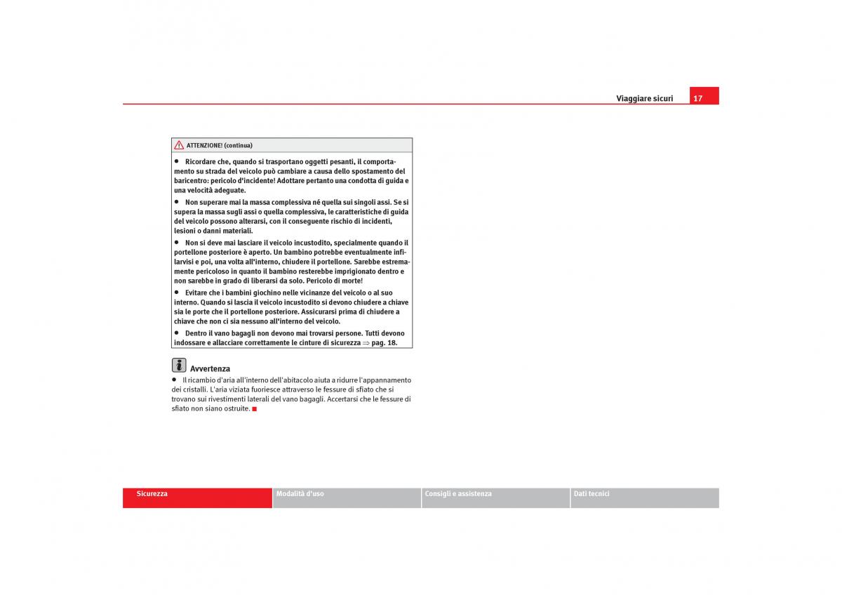 Seat Cordoba II 2 manuale del proprietario / page 19