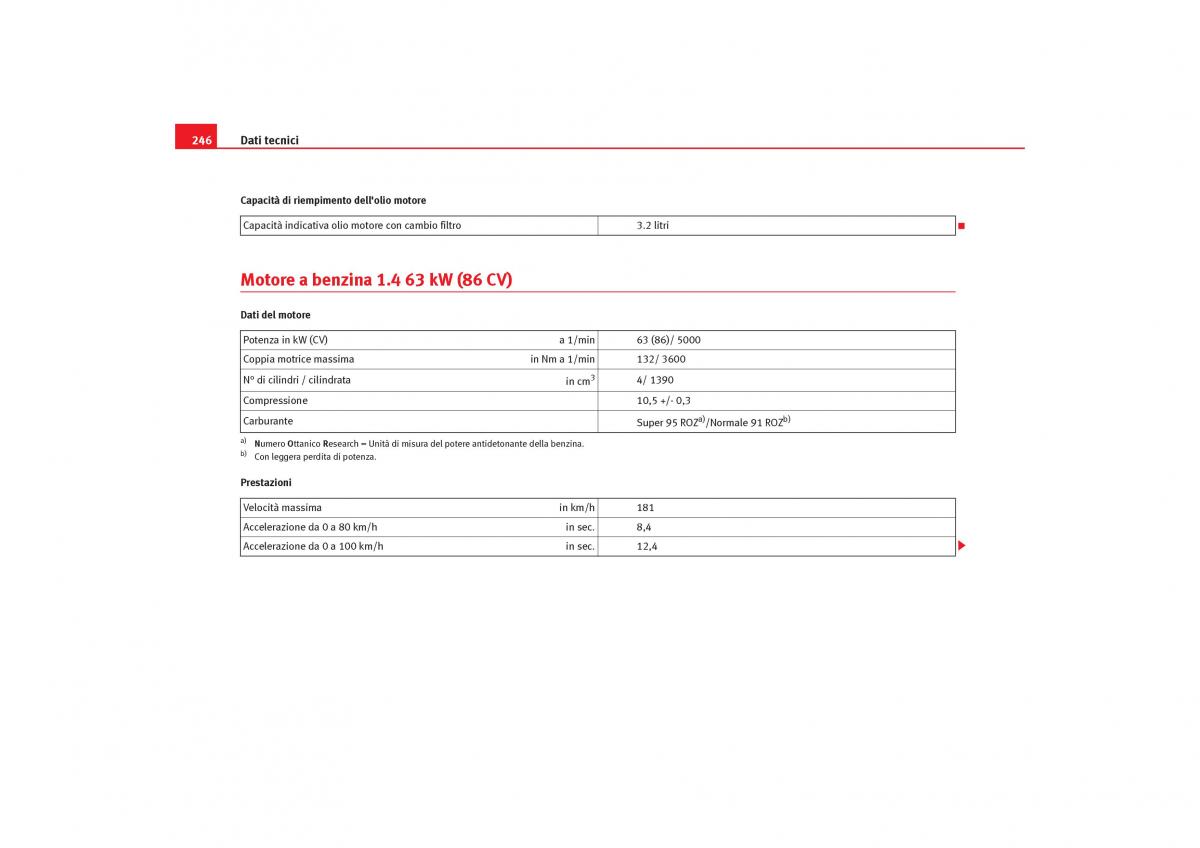 Seat Cordoba II 2 manuale del proprietario / page 248