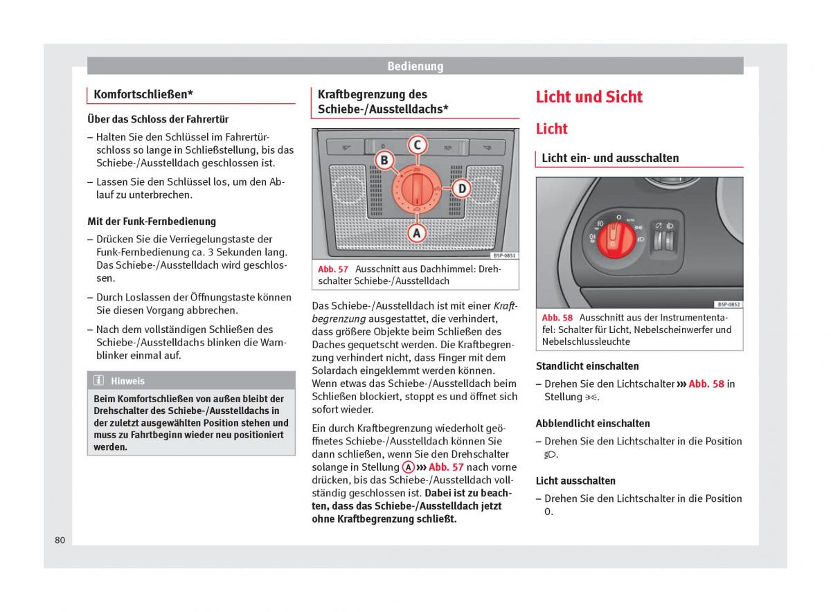 Seat Altea Handbuch / page 82