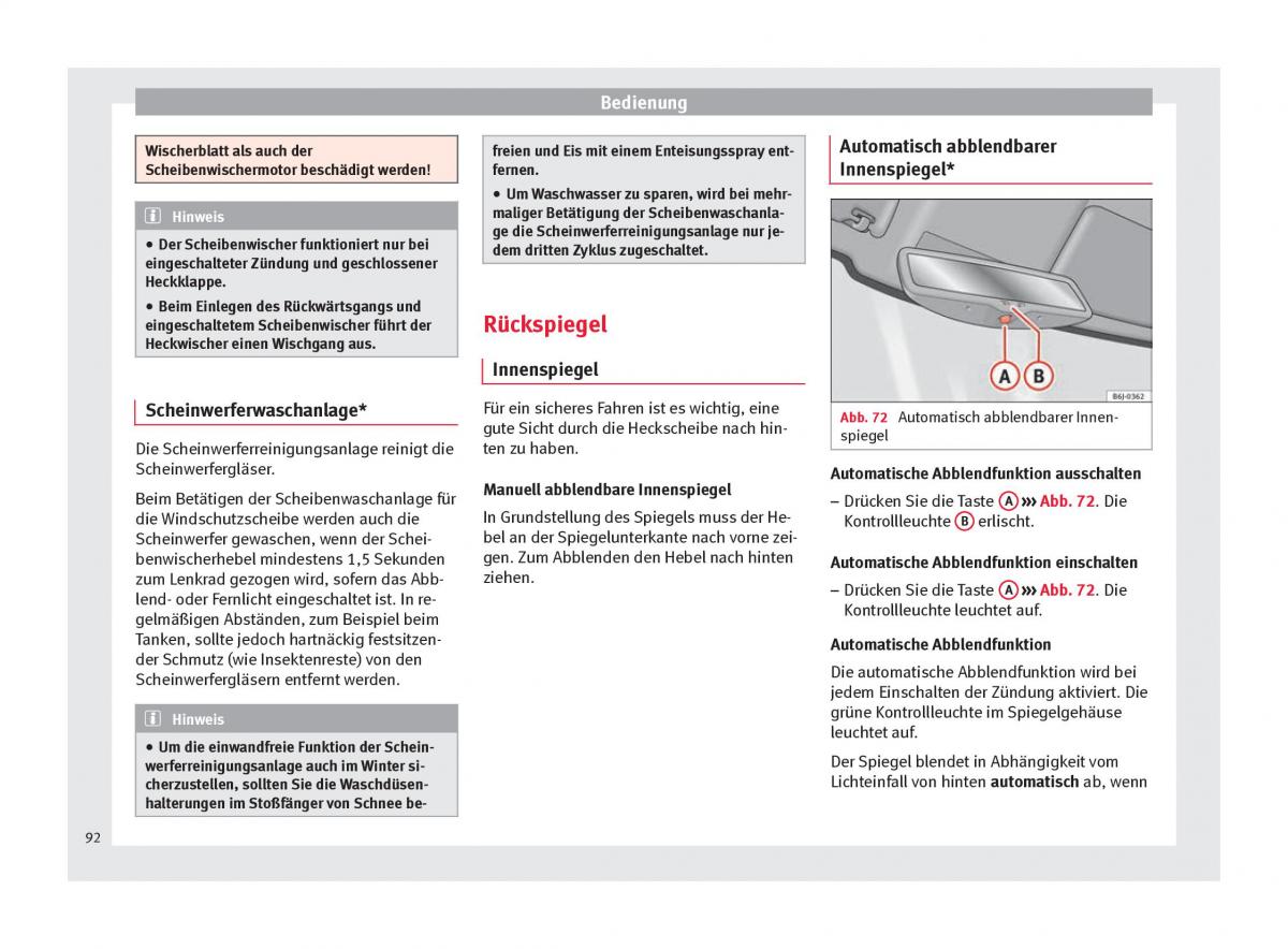 Seat Altea Handbuch / page 94