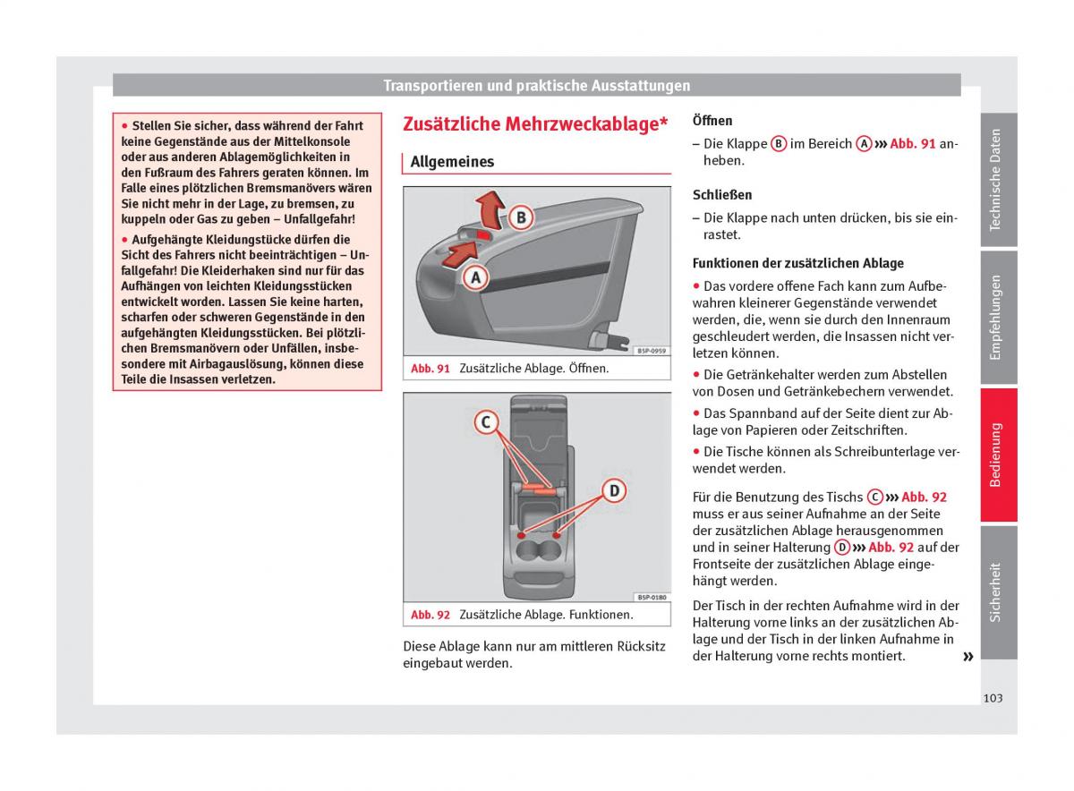 Seat Altea Handbuch / page 105