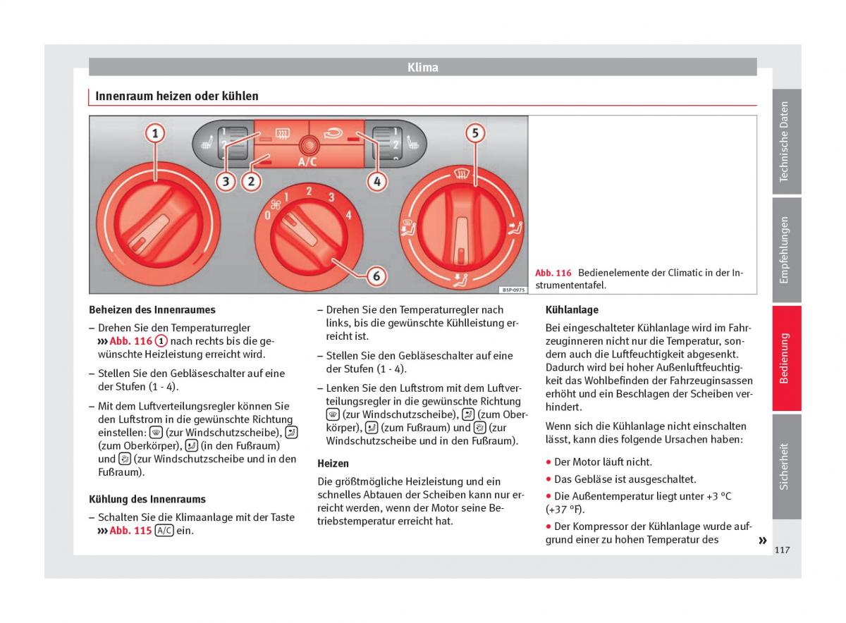 Seat Altea Handbuch / page 119