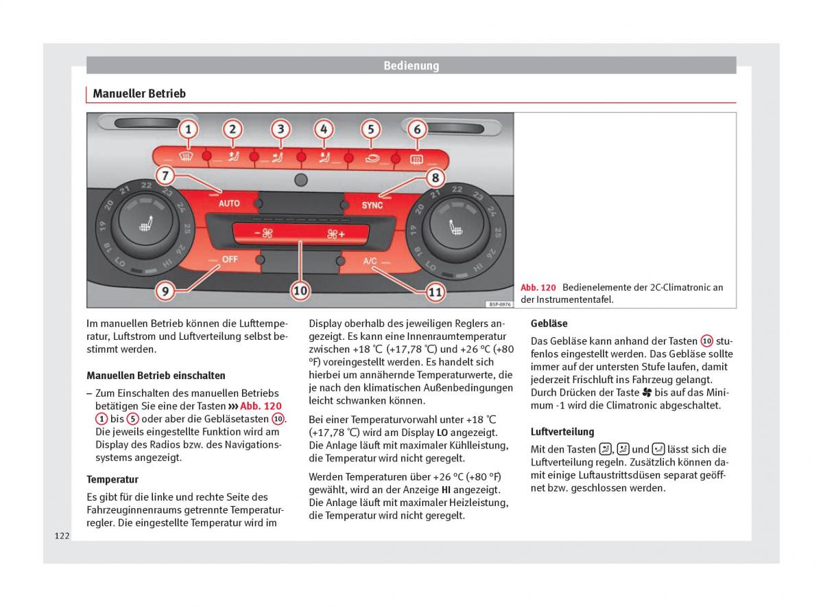 Seat Altea Handbuch / page 124