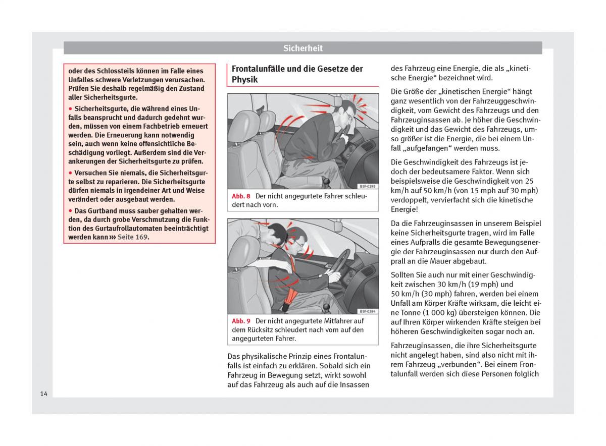 Seat Altea Handbuch / page 16