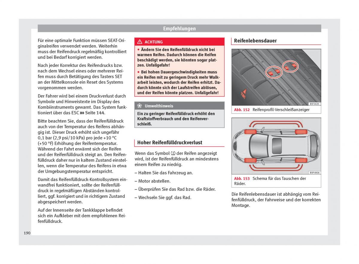 Seat Altea Handbuch / page 192